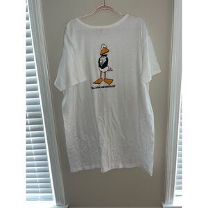 Vintage Hugger One Size Tshirt Tall Duck and Handsome XL Single Stitch